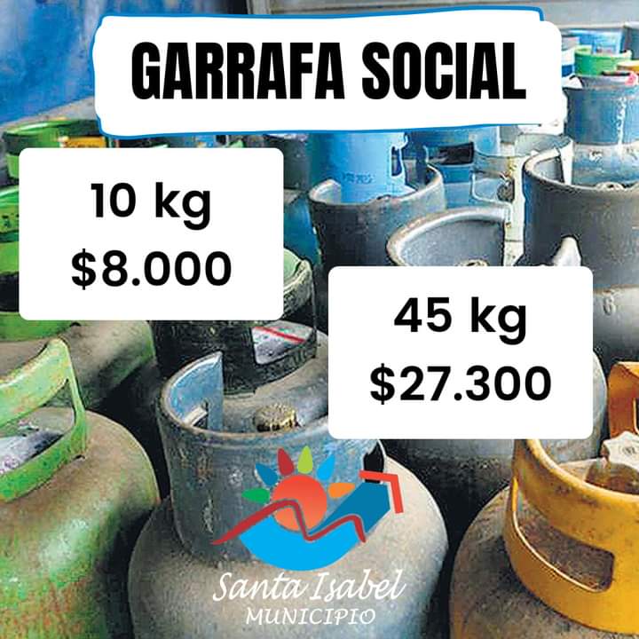 Recargas de Garrafas Sociales Exclusivas para Uso Doméstico