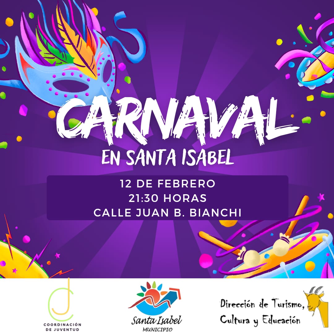 Carnaval en Santa Isabel: ¡Celebración, Disfraces y Premios! Carnaval en Santa Isabel: ¡Celebración, Disfraces y Premios!